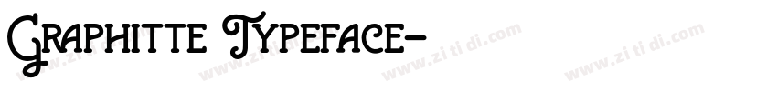 Graphitte Typeface字体转换